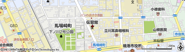 鳥取県境港市湊町210周辺の地図