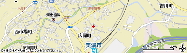 岐阜県美濃市2979周辺の地図
