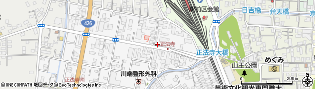 兵庫県豊岡市正法寺628周辺の地図