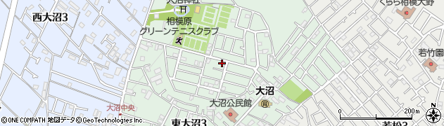 神奈川県相模原市南区東大沼周辺の地図