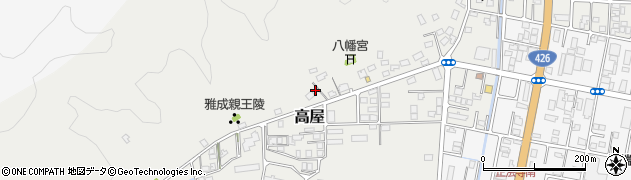 兵庫県豊岡市高屋627周辺の地図