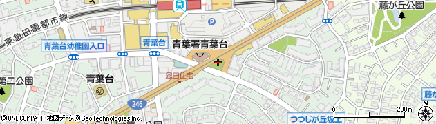 神奈川県横浜市青葉区つつじが丘8周辺の地図