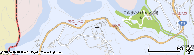神奈川県相模原市緑区青根2943周辺の地図