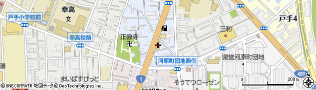 神奈川県川崎市幸区紺屋町54周辺の地図