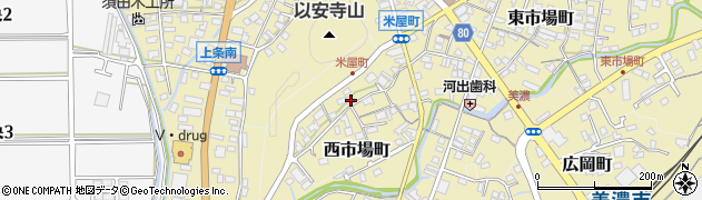 岐阜県美濃市2678周辺の地図