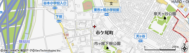 神奈川県横浜市青葉区市ケ尾町507周辺の地図
