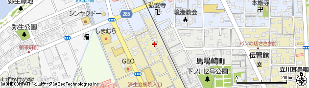 鳥取県境港市蓮池町周辺の地図