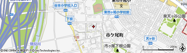 神奈川県横浜市青葉区市ケ尾町440周辺の地図