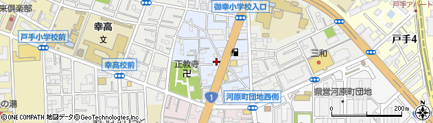神奈川県川崎市幸区紺屋町55周辺の地図
