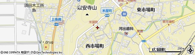 岐阜県美濃市2668周辺の地図