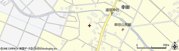 千葉県東金市幸田周辺の地図