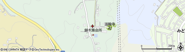 千葉県大網白里市餅木周辺の地図