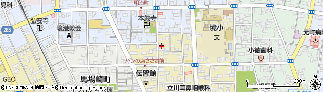 鳥取県境港市湊町120周辺の地図