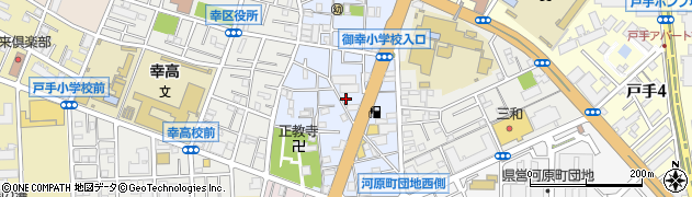 神奈川県川崎市幸区紺屋町37周辺の地図