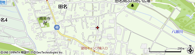 神奈川県相模原市中央区田名6005周辺の地図