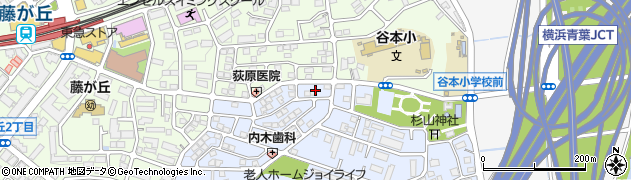 神奈川県横浜市青葉区千草台3周辺の地図