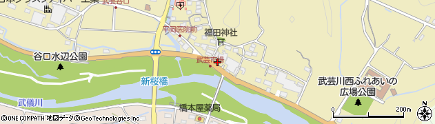 岐阜県関市武芸川町谷口870周辺の地図