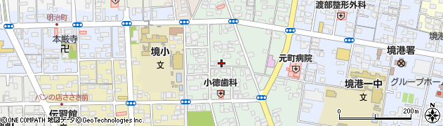 鳥取県境港市元町周辺の地図