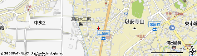岐阜県美濃市1306周辺の地図