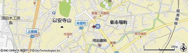岐阜県美濃市2604周辺の地図