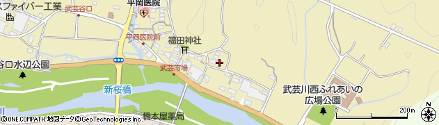 岐阜県関市武芸川町谷口884周辺の地図