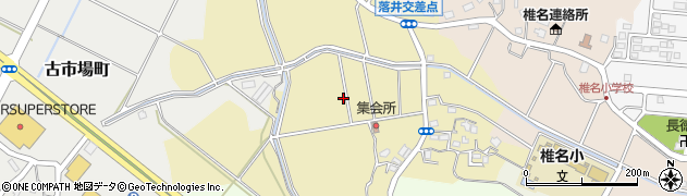 千葉県千葉市緑区落井町周辺の地図