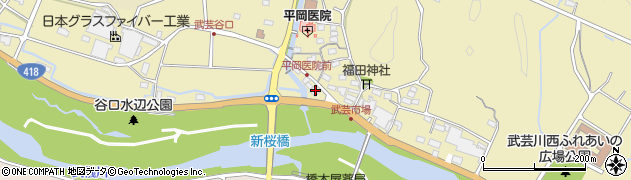岐阜県関市武芸川町谷口844周辺の地図
