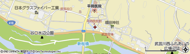 岐阜県関市武芸川町谷口843周辺の地図