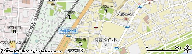 東京都大田区東六郷3丁目14周辺の地図