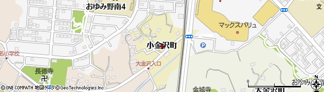 千葉県千葉市緑区小金沢町周辺の地図