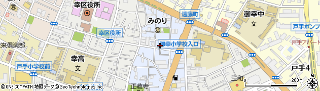 神奈川県川崎市幸区紺屋町22周辺の地図