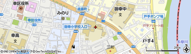 川崎市立御幸小学校周辺の地図