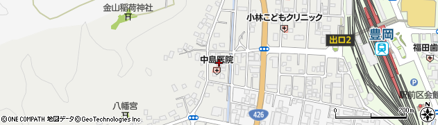 兵庫県豊岡市高屋1053周辺の地図