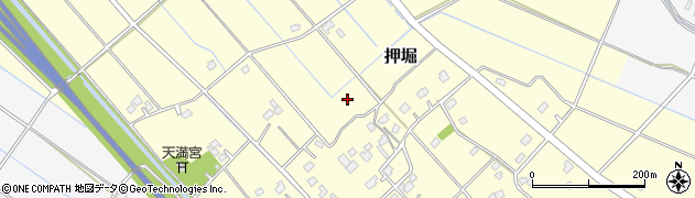 千葉県東金市押堀周辺の地図