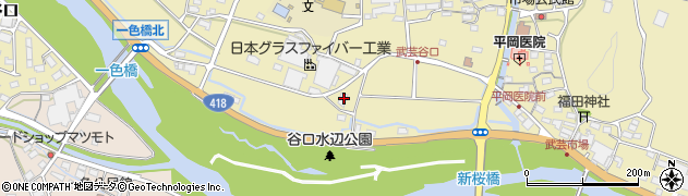 岐阜県関市武芸川町谷口788周辺の地図