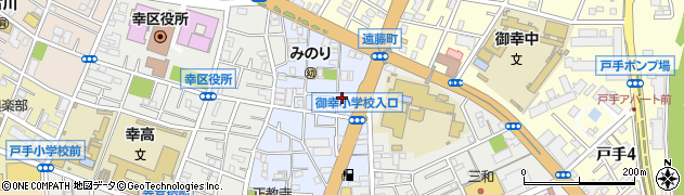 神奈川県川崎市幸区紺屋町19周辺の地図