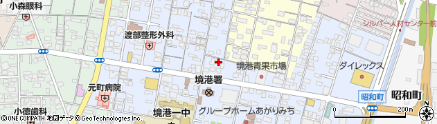 鳥取県境港市上道町2070-6周辺の地図