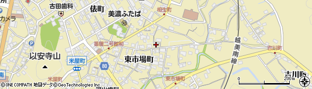 岐阜県美濃市2529周辺の地図