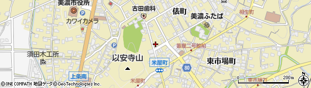 岐阜県美濃市2642-10周辺の地図