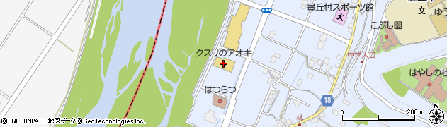 クスリのアオキ　長野豊丘店周辺の地図