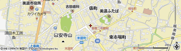 岐阜県美濃市2629-3周辺の地図
