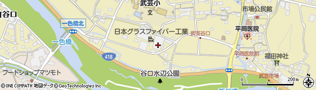 岐阜県関市武芸川町谷口786周辺の地図