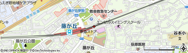 神奈川県横浜市青葉区藤が丘周辺の地図