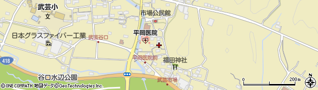 岐阜県関市武芸川町谷口850周辺の地図