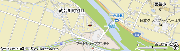 岐阜県関市武芸川町谷口305周辺の地図