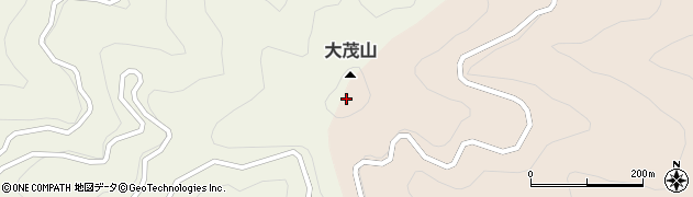 大茂山周辺の地図