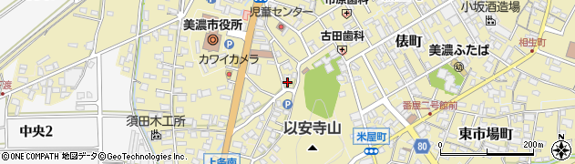 岐阜県美濃市2062-1周辺の地図