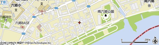 東京都大田区南六郷周辺の地図