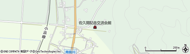 佐久間記念交流会館周辺の地図