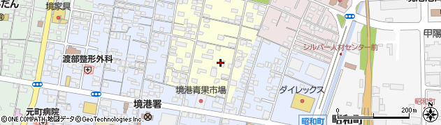 鳥取県境港市花町114-4周辺の地図